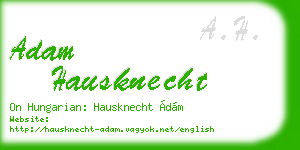 adam hausknecht business card